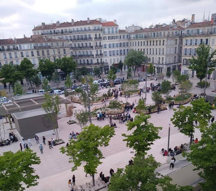 La place Jean-Jaurès retrouvera à partir du 3 mai son marché ©Soleam