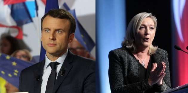 Emmanuel macron est crédité de 27,6% des suffrages et Marine Le pen de 23,4% ©archives Destimed/RP