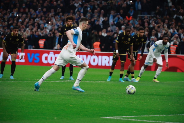 Le derby OM-Nice perdu par les Niçois (2-1) à l’Orange Vélodrome a été un des tournants de la saison pour le club niçois (Photo Laurent Saccomano/Wallis.fr)