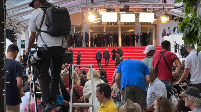 Le tapis rouge du Festival de Cannes ©Joël Barcy