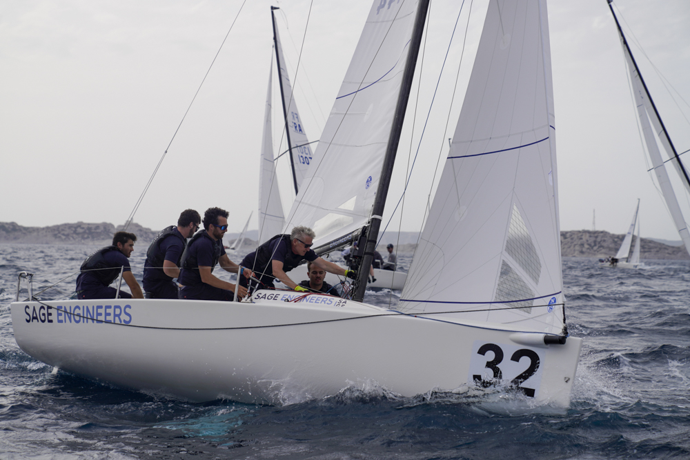 Sage Engineers remporte le premier titre de champion de France de J/70 (Photos Pierik Jeannoutot)