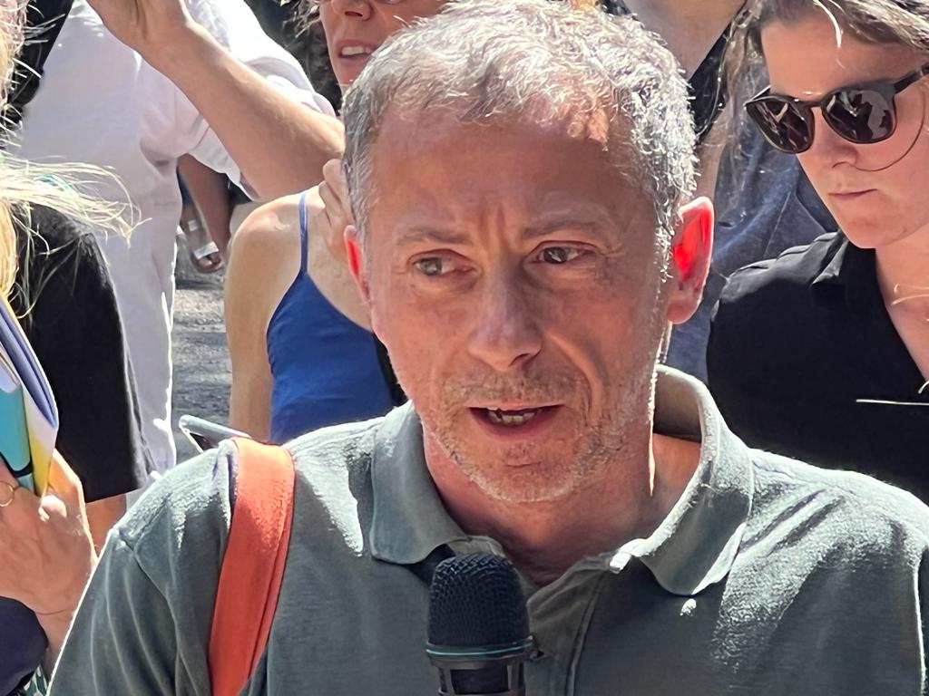 Pour Bruno Serralongue : "Une photo ce n’est pas juste montrer, c’est agir" (Photo Joël Barcy)