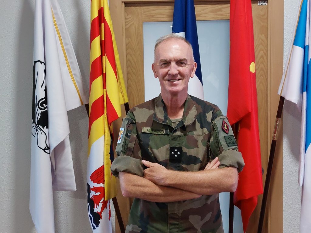 Le général de corps d'armée Pascal Facon, gouverneur militaire de Marseille (Photo G.B.)