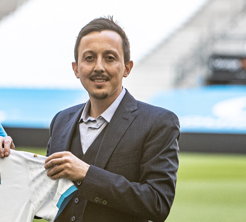 Pablo Longoria a mis les choses au point face à la presse (Photo Laurent Saccomano /Wallis.fr)