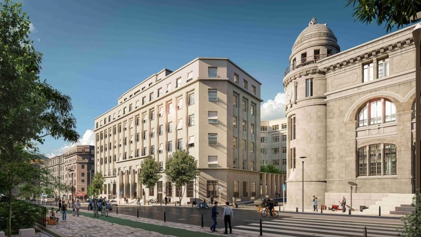 La superstructure du bâtiment Grand Central sera conservée. Les espaces intérieurs bénéficieront d’une réhabilitation de grande ampleur ©DR