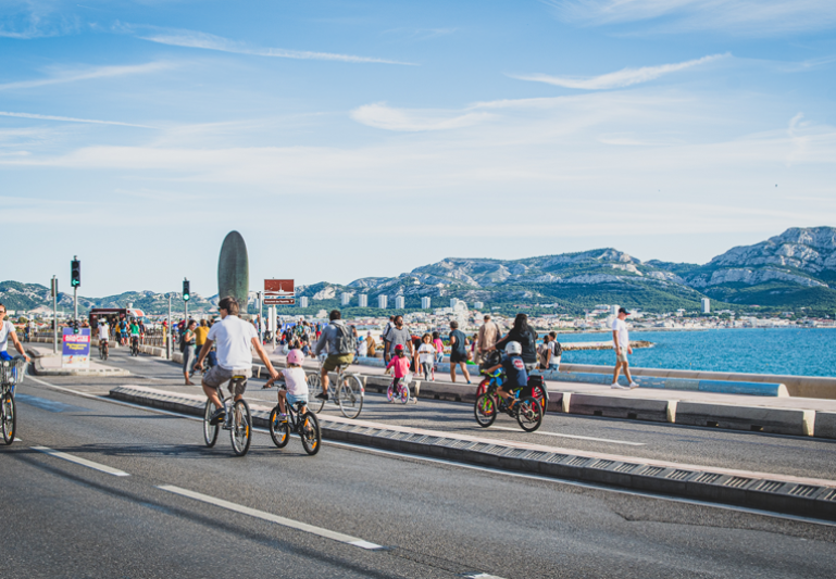 La voie est libre sur la Corniche ©ville de Marseille