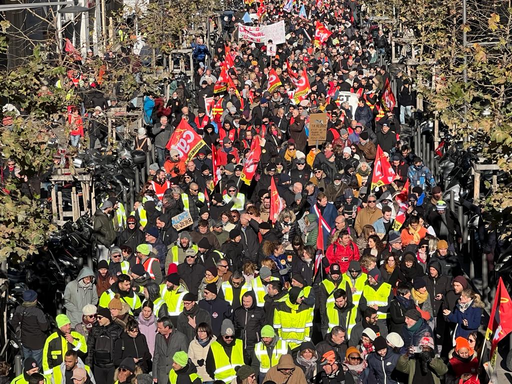 Manifestation du 19 janvier 2023 à Marseille (Photo Joël Barcy)