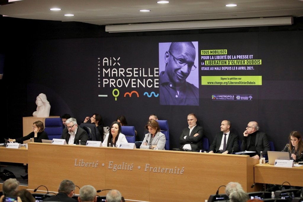 Le conseil métropolitain a adopté une motion de soutien au journaliste Olivier Dubois (Photo AMP Métropole)