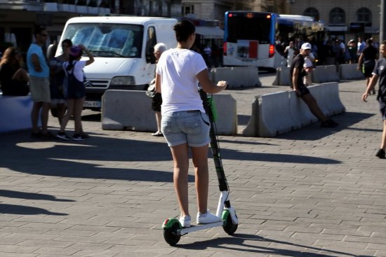 Trottinettes électriques à Marseille (Photo archives Destimed/RP)