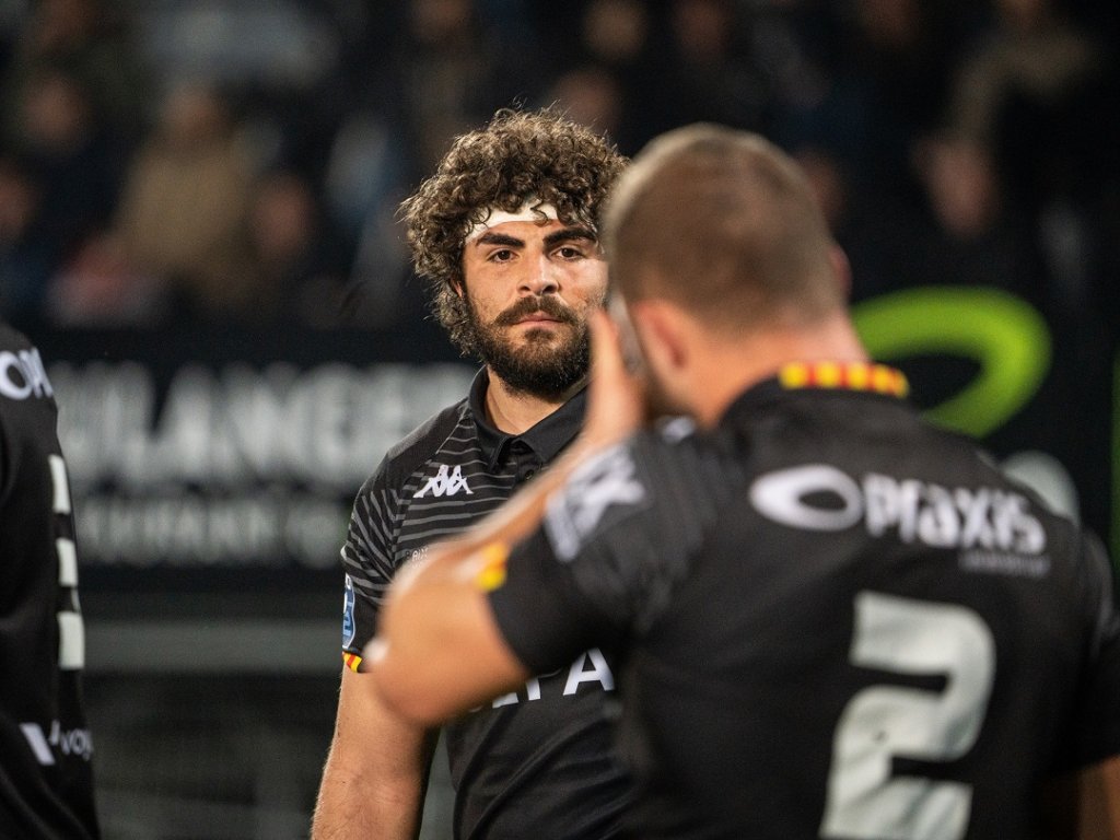 Guillaume Piazzoli, a été impressionnant dès son entrée en jeu face à Colomiers. (Photo Morgan Mirocolo/Provence Rugby)