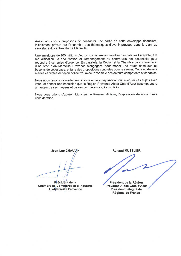 Destimed Lettre Premier ministre 2